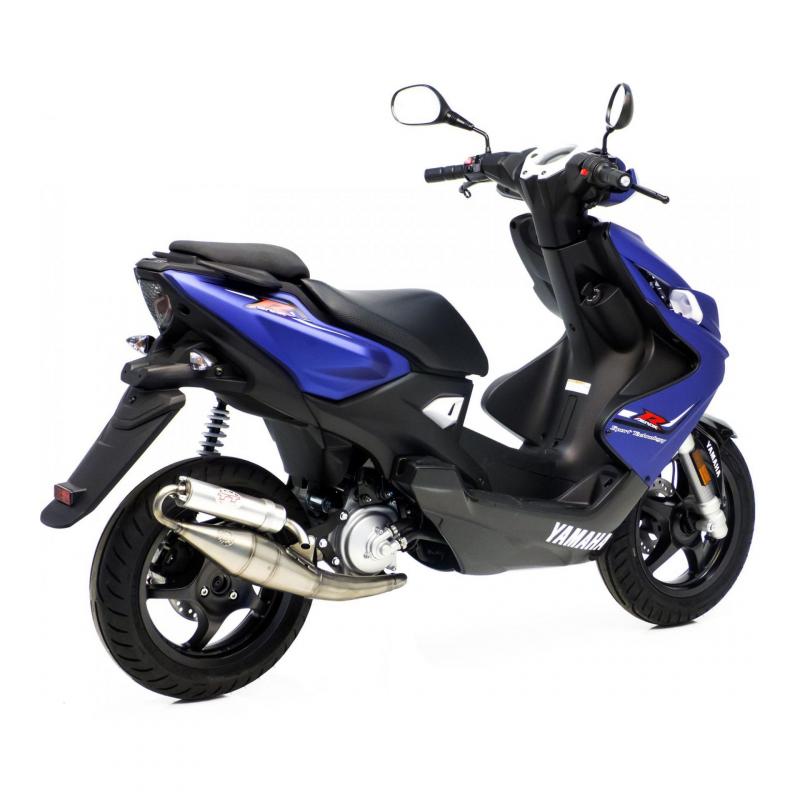 Pot d’échappement scooter Leovince Hand Made TT pour Yamaha Aerox 50 04-17