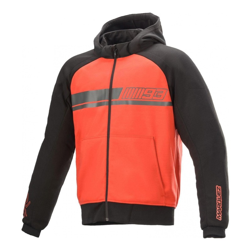 Sweat à capuche Alpinestars Aragon MM93 Marc Marquez 93 rouge/noir- S