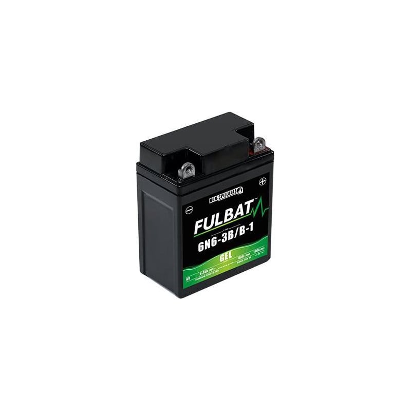 Batterie 6N6-3B Fulbat 6v 6ah classic - Pièces Electrique sur La Bécanerie