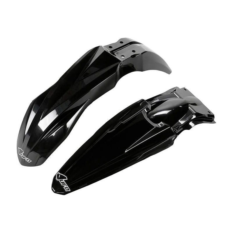 Kit garde-boue avant et arrière UFO Kawasaki 250 KX-F 2017 noir
