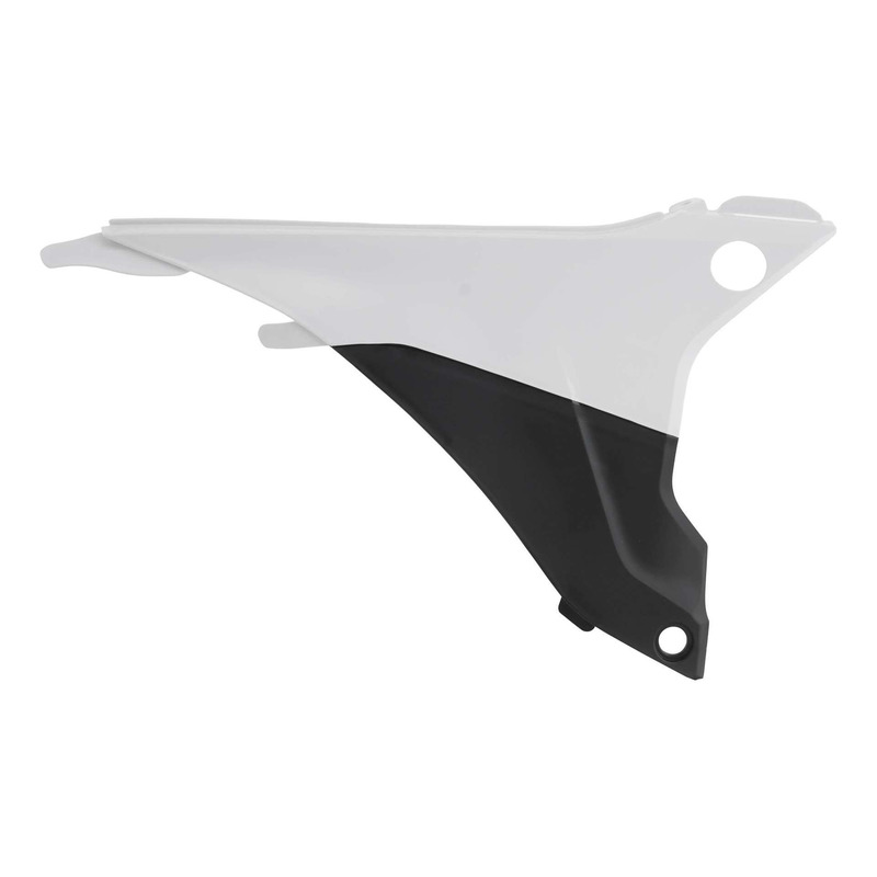 Caches de Boîte à Air ACERBIS Blanc / Noir - KTM 250 à 500 EXC-F 14