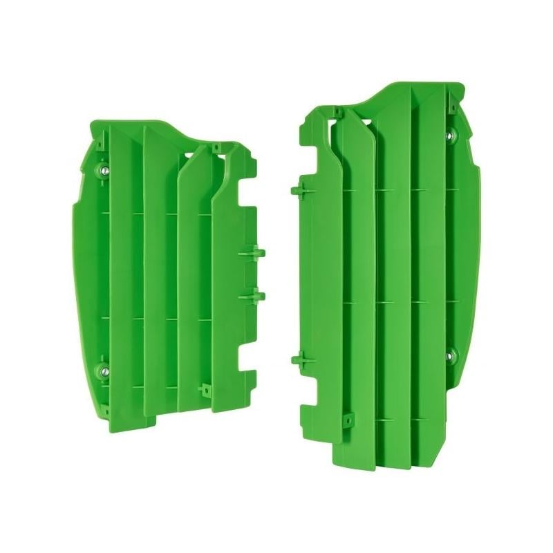 Caches de radiateur Polisport Kawasaki 450 KX-F 12-15 vert