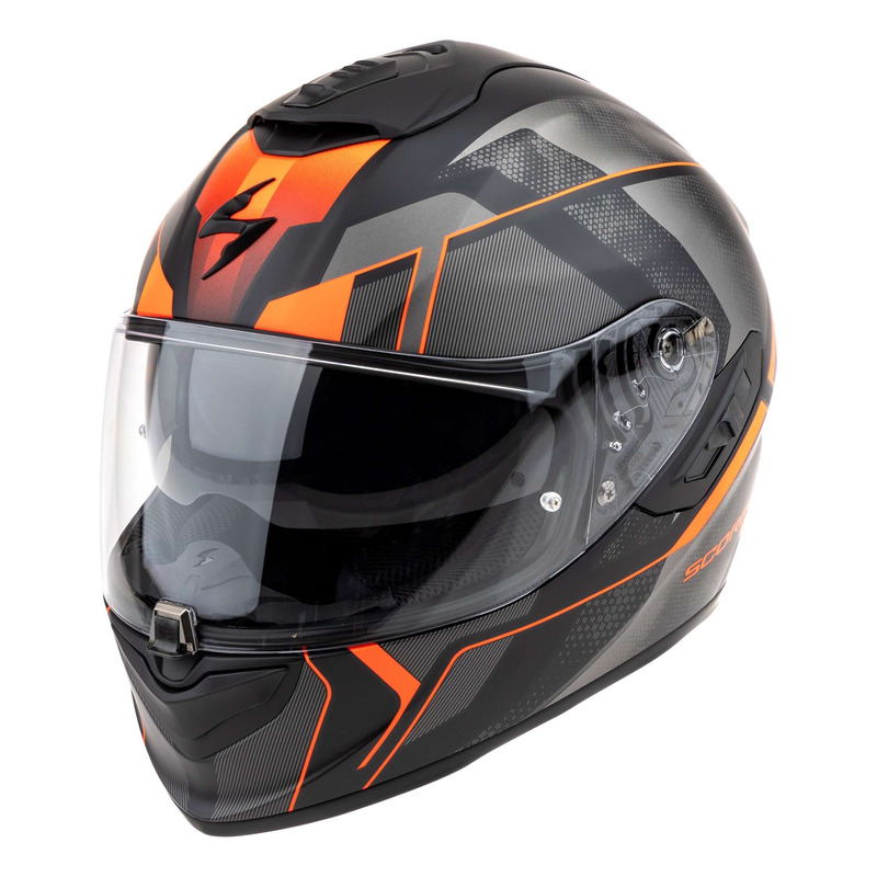 Casque intÃ©gral Scorpion Exo-1400 Evo II Air Intensio matt black/red-