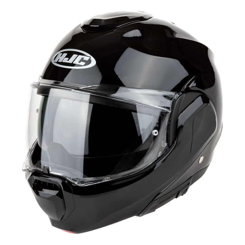Casque modulable HJC F100 noir métallisé