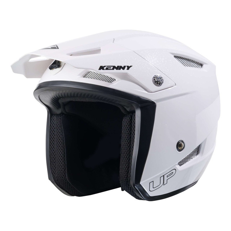 Casque trial Kenny Trial Up Solid white