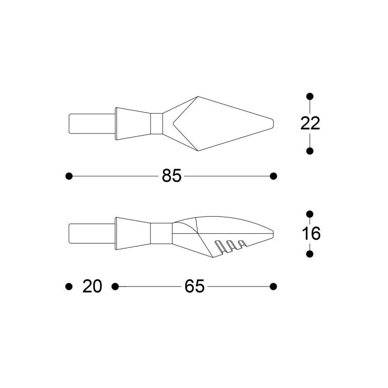 Clignotants X-LED De Barracuda Pour Honda CB650