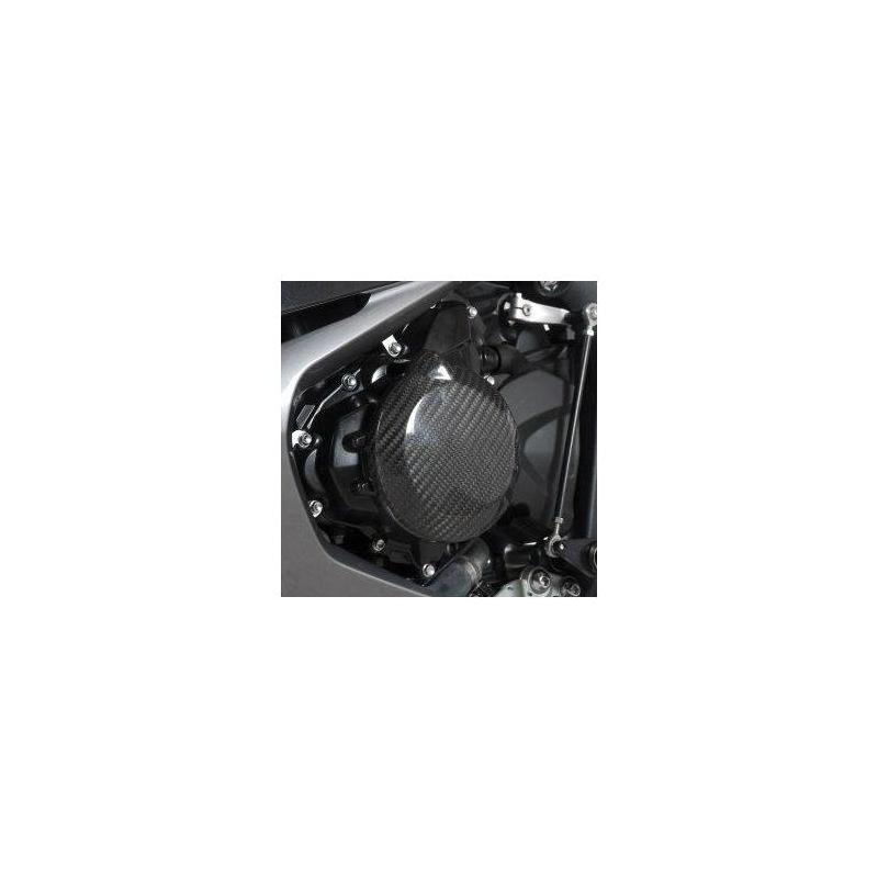 Couvre carter droit R&G Racing carbone Triumph Daytona 675 13-16