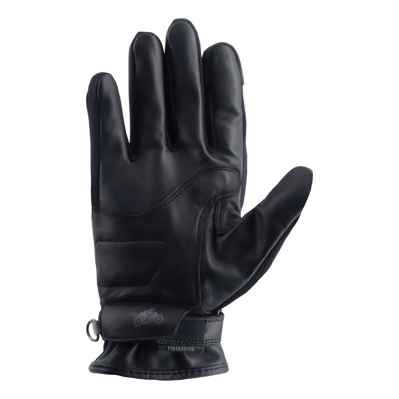 Gants cuir/textile Helstons Cars Air noir/noir