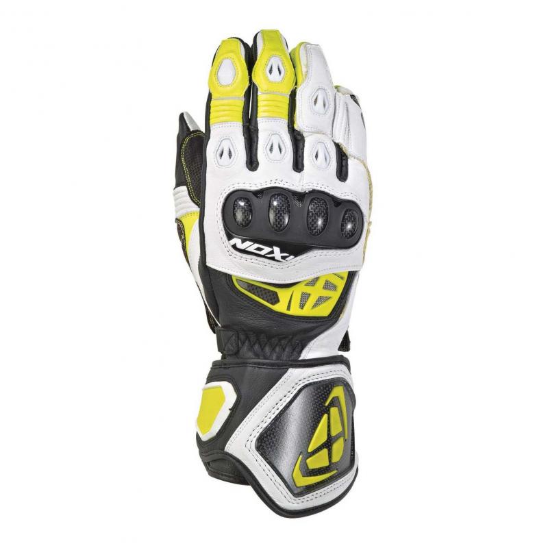 Gants été cuir Ixon RS Genius Replica noir/blanc/jaune vif- XL