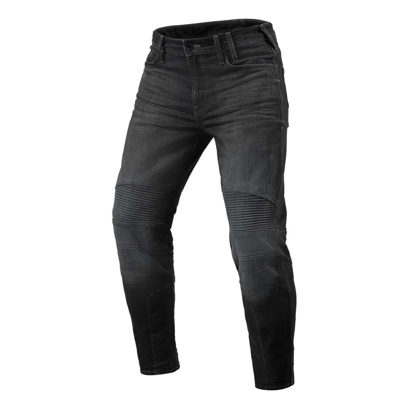 Jean moto Rev’It Moto 2 TF gris foncé délavé – L36