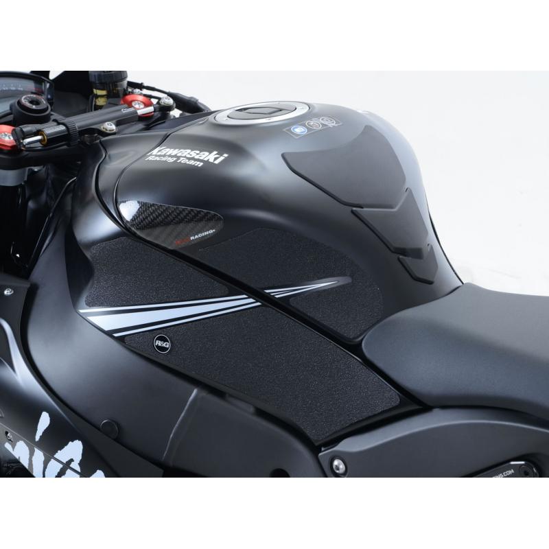 Kit grip de réservoir R&G Racing noir Kawasaki ZX-10R 16-18 6 pièces