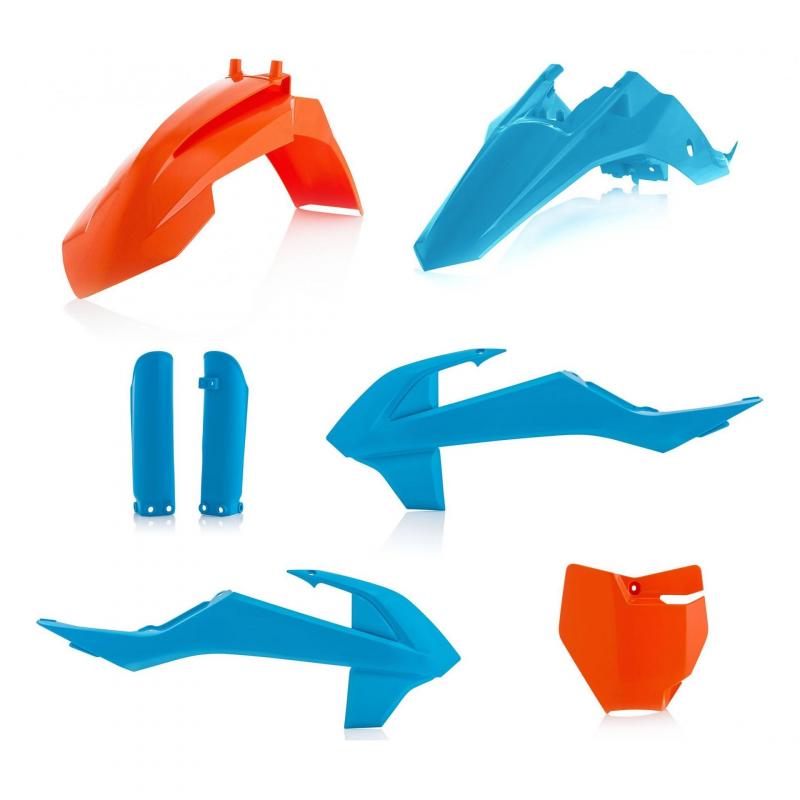 Kit plastiques complet Acerbis KTM 65 SX 2019 orange/bleu