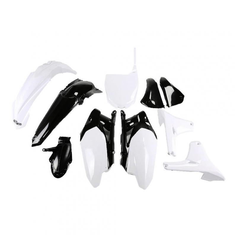 Kit plastiques UFO Yamaha 450 YZ-F 2013 noir/blanc