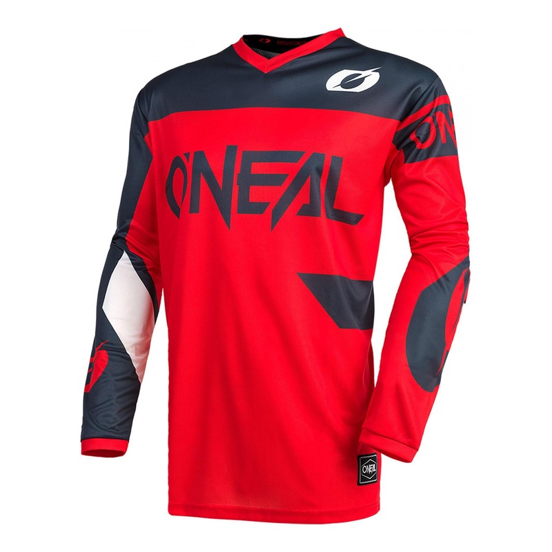 Maillot cross O'Neal Element Racewear rouge/gris- S