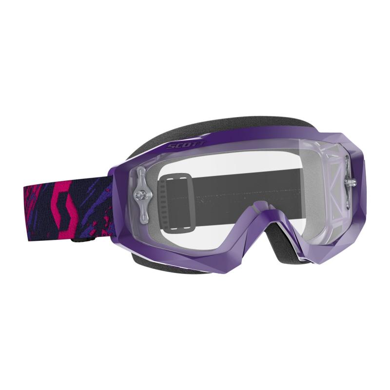 Masque cross Scott Hustle X MX violet/rose – écran clair