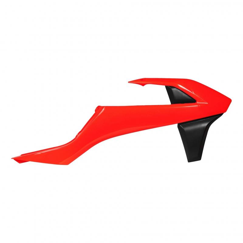 Ouïes de radiateur RTech oranges fluo et noires pour KTM SX-F 250 16-