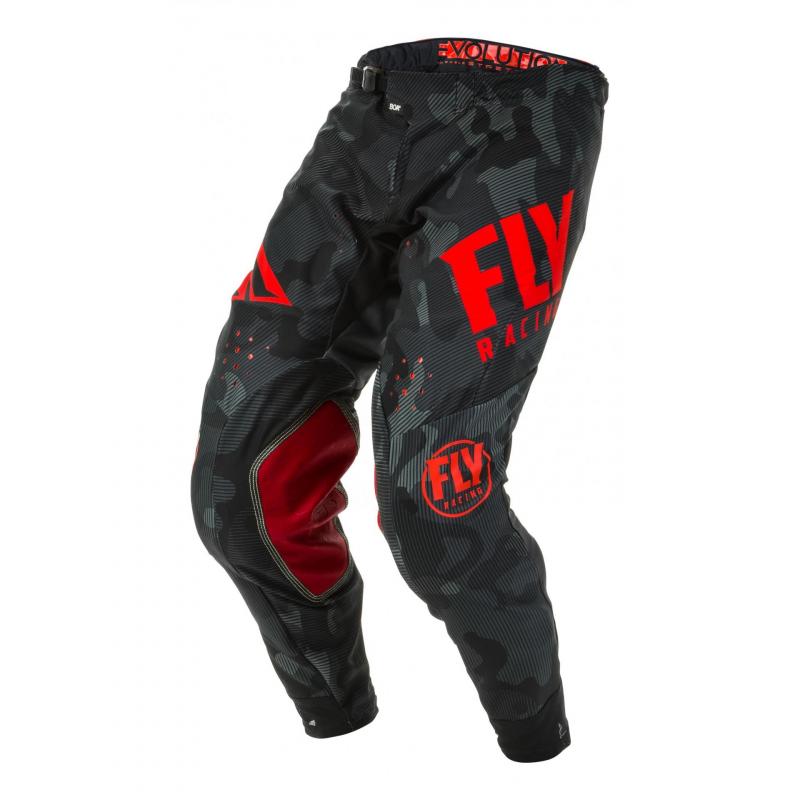 Pantalon cross Fly Racing Evolution DST Racewear rouge/noir- 30