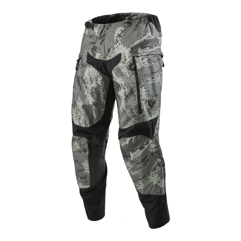 Pantalon enduro textile Rev'it Peninsula (standard) camouflage gris