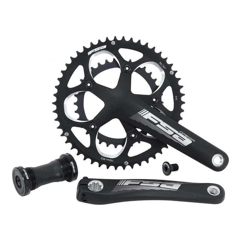 Pédalier vélo de route FSA Omega 10v à 2 plateaux (50-34)