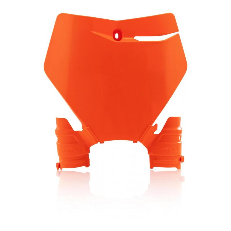 Plaque numéro frontale Acerbis Raptor 125 SX 19-21 (orange 2 couleur