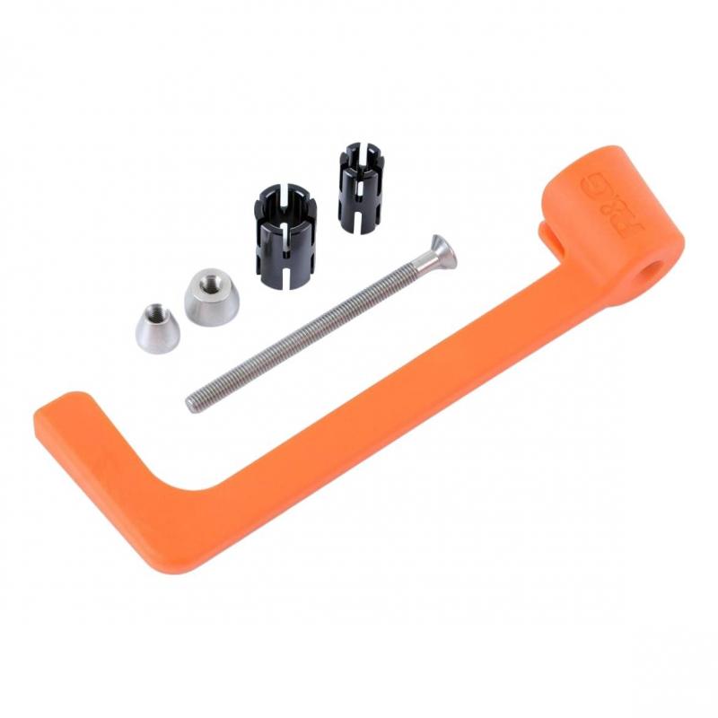 Protection de levier R&G Racing orange Yamaha T-Max 530 17-18