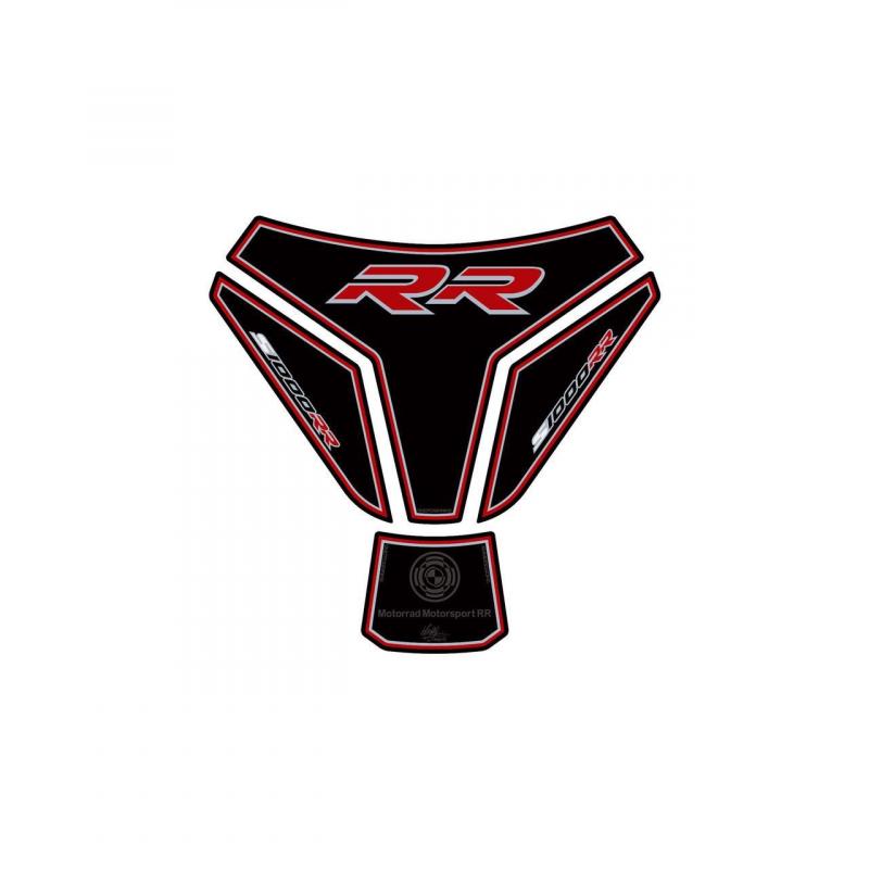 Protection de réservoir Motografix noir/rouge BMW S1000RR 4 pièces
