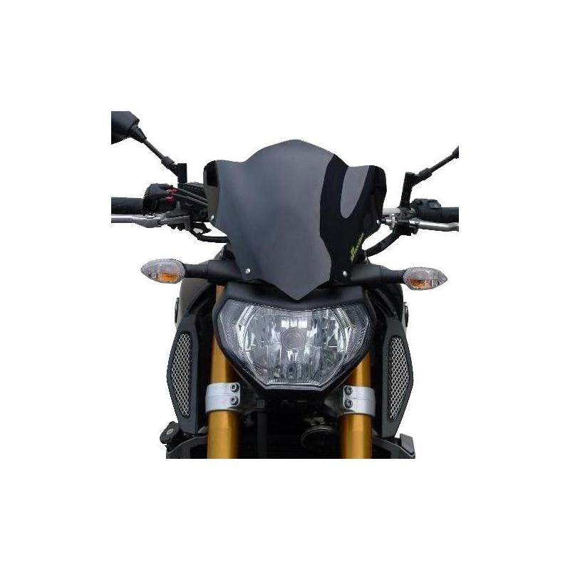 Saute-vent Bullster 33 cm fumé gris Yamaha MT-09 13-14