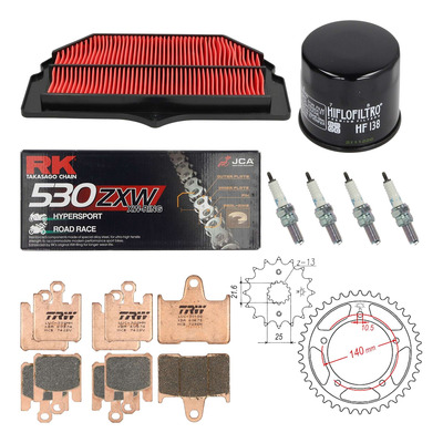 Kit entretien NF Prokit premium Suzuki GSX-R 1000 2003