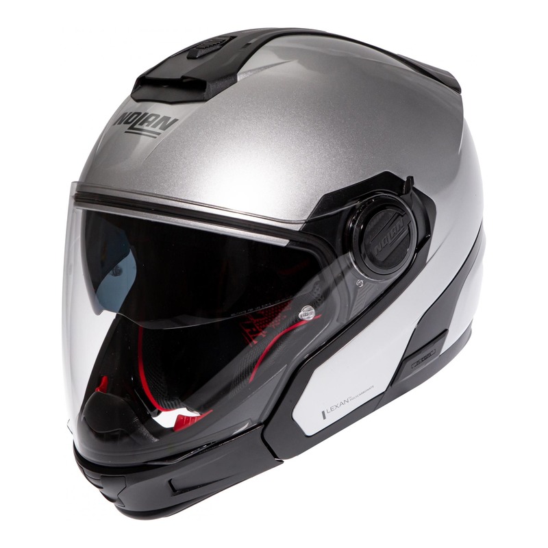 Casque trail transformable Nolan N40-5 GT SpecialN-Com Salt silver- 2X