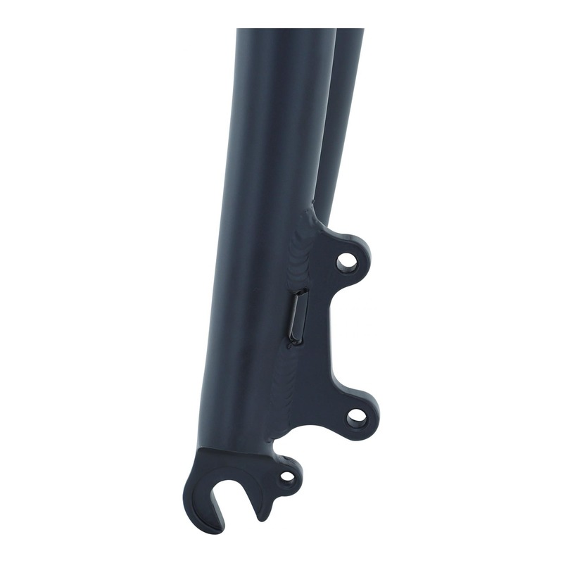 Fourche Rigide Carbone Pour Vélo De Route 700C – Compatible Shimano, Pivot Conique, Noire