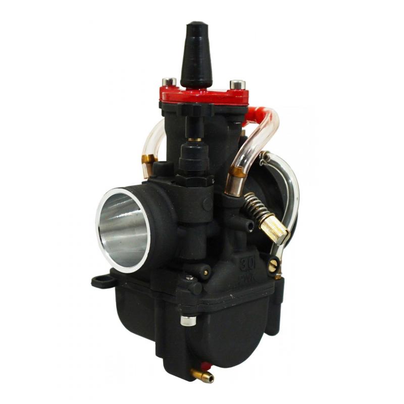 Carburateur Maikuni PWK 30 noir power jet boisseau plat type Keihin ...