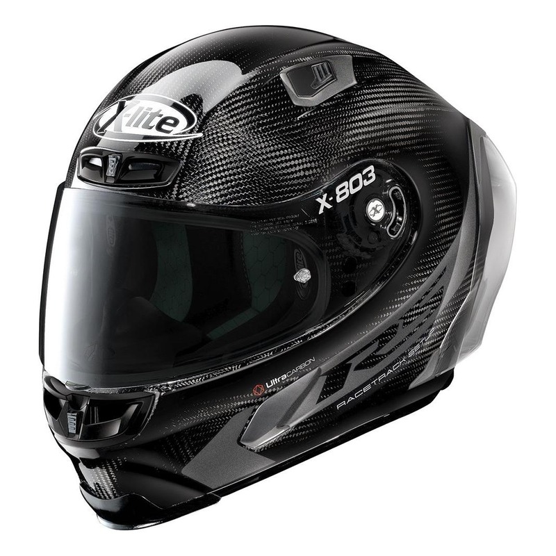 Casque intégral X-Lite X803 RS Ultra Carbon Hot Lap gris/carbone- 2XS