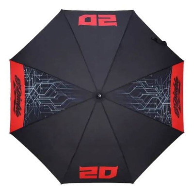 Parapluie Fabio Quartararo FQ20 noir/rouge