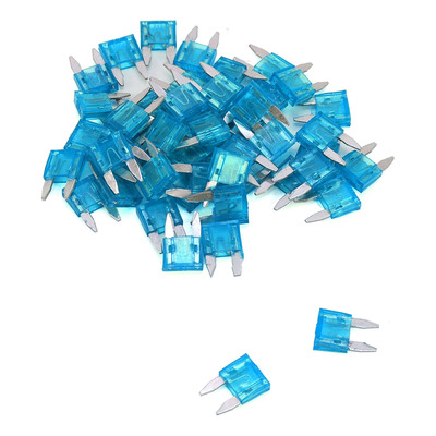 50 fusibles de 15 A plats enfichables miniature