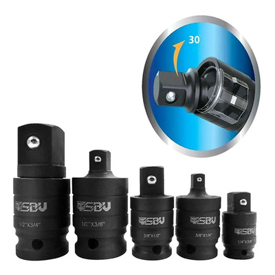 Adaptateur articulé à choc SBV 5 pièces