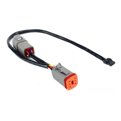 Adaptateur de câblage double pour commande d'éclairage Denali Cansmart Harley Davidson