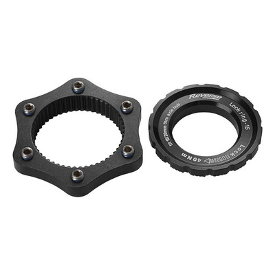 Adaptateur disque Reverse Centerlock vers 6 trous noir
