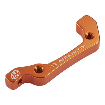 Adaptateur étrier frein Reverse International Standard/Post-Mount (180/160) orange