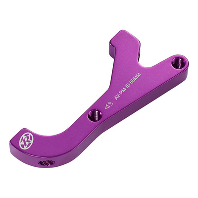 Adaptateur étrier frein Reverse International Standard/Post-Mount (200) purple