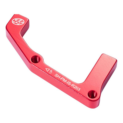 Adaptateur étrier frein Reverse International Standard/Post-Mount Shimano (203) rouge