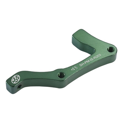Adaptateur étrier frein Reverse International Standard/Post-Mount Shimano (203) vert
