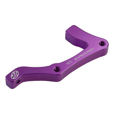 Adaptateur étrier frein Reverse International Standard/Post-Mount Shimano (203) violet