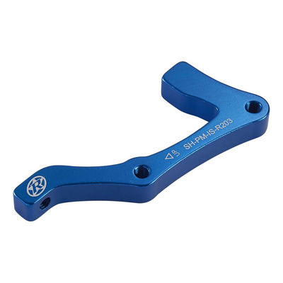 Adaptateur étrier frein Reverse International Standard/Post-Mount Shimano (203) bleu
