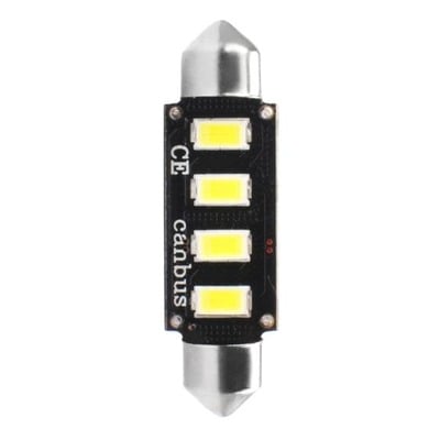 Ampoule à LED blanc C5W 12V 2.00W 45mm
