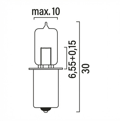 Ampoule Flosser HS3 6V PX13.5S 2,4W