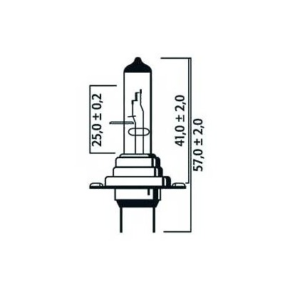 Ampoule H7 12V 55W PX26D Brazoline