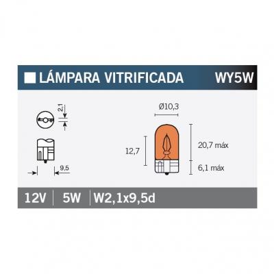Ampoule Vicma WY5W W2,1x9,5d 12V 5W