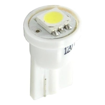 Ampoules à 1 LED blanc W5W T10 12V 0.24W