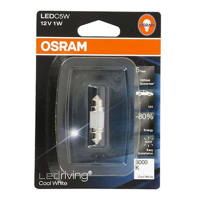 Ampoules Osram navette LED 12V 5W x10