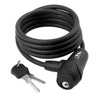 Antivol à câble Ultime Bike à clé Ø8mm x 1,50m noir